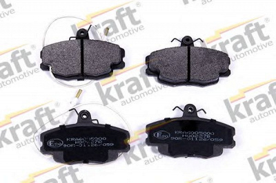 KRAFT AUTOMOTIVE 6005000 -  Комплект тормозных колодок, дисковый тормоз